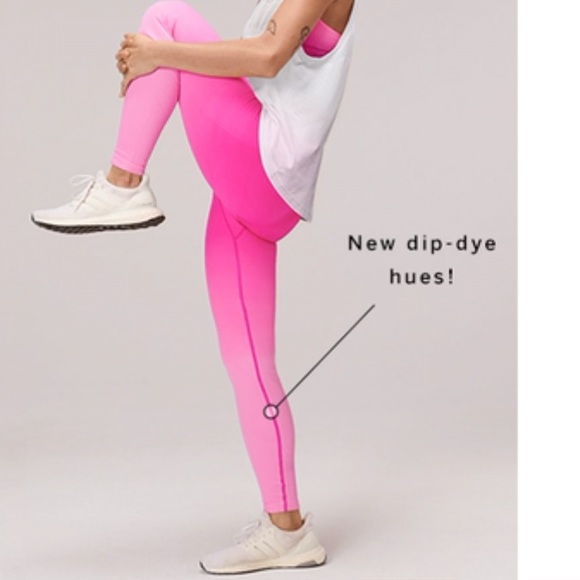 💗VS PINK NEON BUBBLEGUM DIP SEAMLESS LEGGINGS - Picture 6 of 8